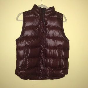 J crew maroon vest